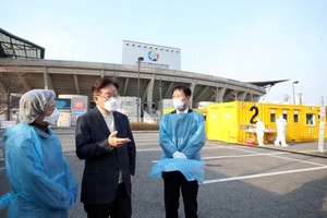 [NSP PHOTO]이재명 경기지사, 음성 판정이후 연이은 현장점검 나서