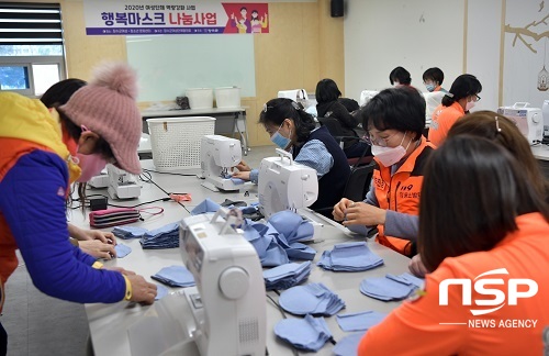 [NSP PHOTO]장수군여성단체협의회, 행복마스크 나눔사업 진행