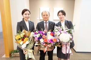 [NSP PHOTO]임용택 전북은행장, 꽃 선물 릴레이 캠페인 동참