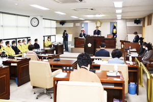 [NSP PHOTO]군위군의회, 제245회 임시회 개회...추경예산안 등 의결