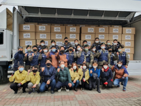 [NSP PHOTO]경주시, 코로나19 감염확산 방지... 대구·경북 지역 방호장구 긴급지원