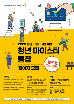 NSP통신-2020 청년 마이스터 통장 포스터. (경기도)