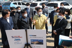 [NSP PHOTO]권익현 부안군수, 명품 격포권역 조성 현장행정