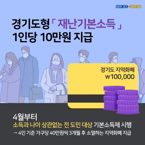 NSP통신-재난기본소득 카드뉴스 이미지. (경기도)