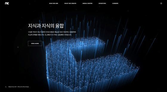 NSP통신-엔씨소프트의 공식 홈페이지.