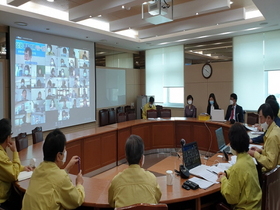 [NSP PHOTO]포항교육청, 2020 신학기 학교장 화상회의 개최