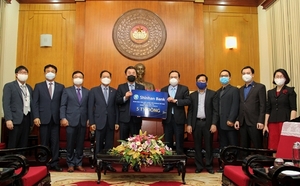[NSP PHOTO]신한베트남은행, 코로나19 극복…베트남정부 2억5000만원 기부