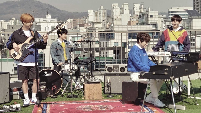 NSP통신-▲지난달 30일 진행된 딕펑스 신곡 뮤직비디오 촬영현장(사진 제공 = GIG)