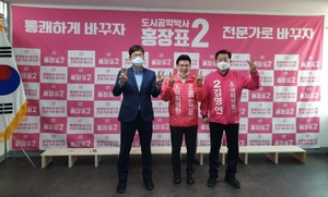 [NSP PHOTO]김명연  국회의원, 홍장표 상록을 후보 지지선언
