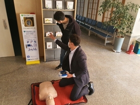 [NSP PHOTO]영양군, 자동심장충격기(AED) 추가 설치