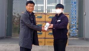 [NSP PHOTO]천안시, 산업단지 감염병 예방약품 배부