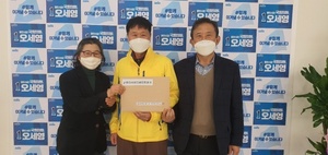 [NSP PHOTO]오세영 후보 용인시파크골프협회로 부터 정책제안 받아