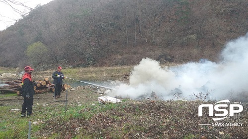 [NSP PHOTO]장수군, 산불 취약 지역 기동단속 실시