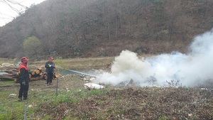 [NSP PHOTO]장수군, 산불 취약 지역 기동단속 실시