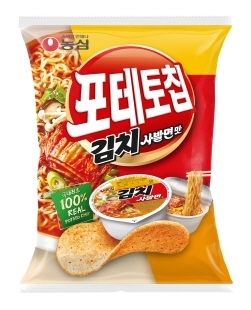 NSP통신-포테토칩 김치사발면맛 (농심 제공)