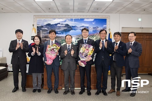 [NSP PHOTO]군산시의회, 재보궐선거 당선인과 간담회