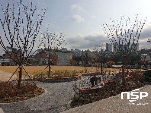 [NSP PHOTO]전주시, 3억원 들여 학교 자투리 공간에 명상숲 조성