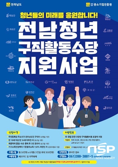 NSP통신-전남 청년 창업 ‧ 구직활동 수당 지원 사업 포스터. (담양군)