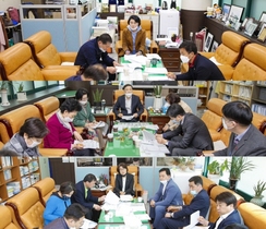 [NSP PHOTO]안산시의회 3개 상임위, 시 집행부와 간담회 가져