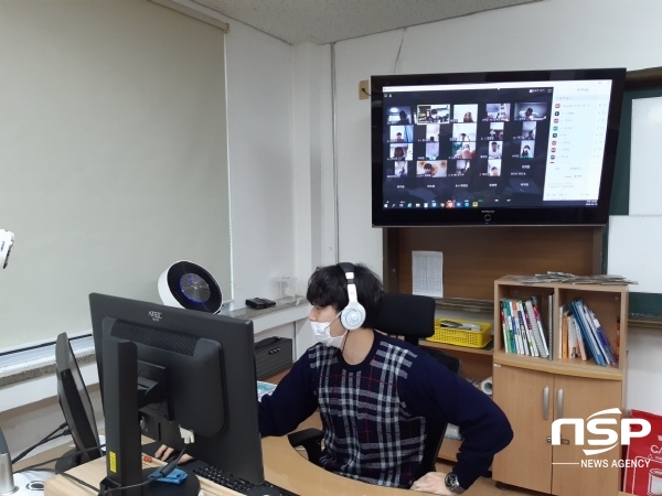 NSP통신-경북교육청은 온라인 개학 학교 탐방 시리즈 두 번째 학교로 포항 창포초등학교를 다녀왔다. (경상북도교육청)