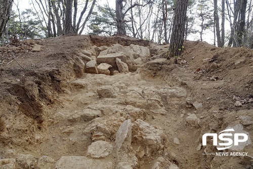 [NSP PHOTO]전북 장수 침곡리서 삼국시대 봉수시설 확인