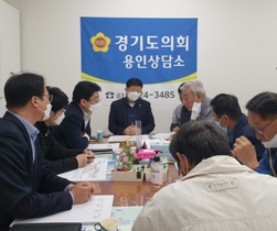 [NSP PHOTO]지석환 경기도의원, 매산2리 321번 지방도 확·포장 공사 논의