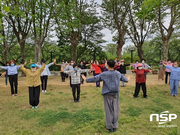 NSP통신-담양군 한의약 기공체조교실 . (담양군)