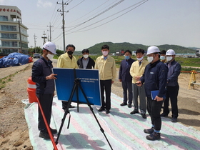 [NSP PHOTO]정경윤 대구지방환경청장, 구미시 원평동 침수예방사업 현장 방문