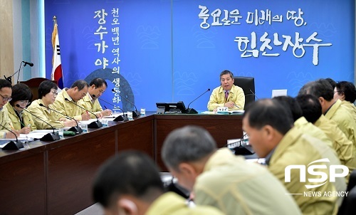 [NSP PHOTO]장수군, 지방재정 신속집행 추진상황 점검