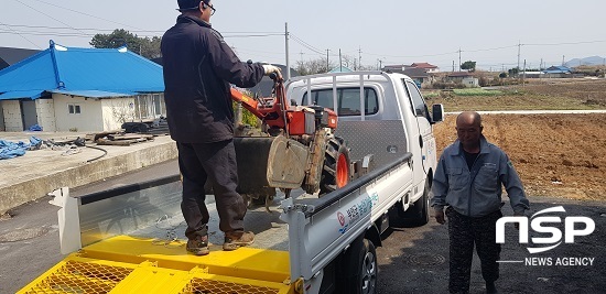 [NSP PHOTO]부안군, 농기계 임대 운송서비스 시행