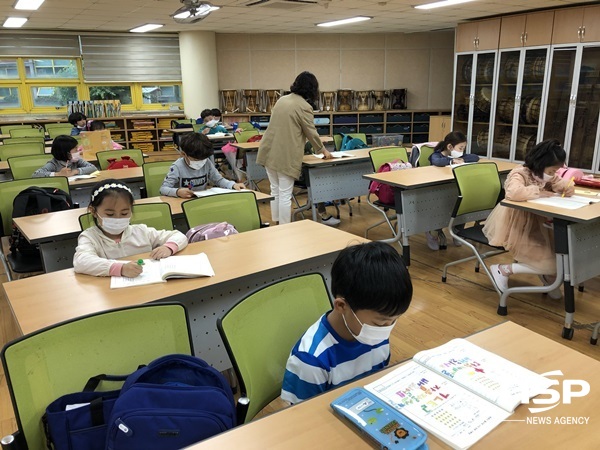 NSP통신-전남도내 한 초등학교 긴급돌봄교실. (전남교육청)