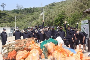 [NSP PHOTO]해군 2함대, 바다의 날 환경정화활동 실시