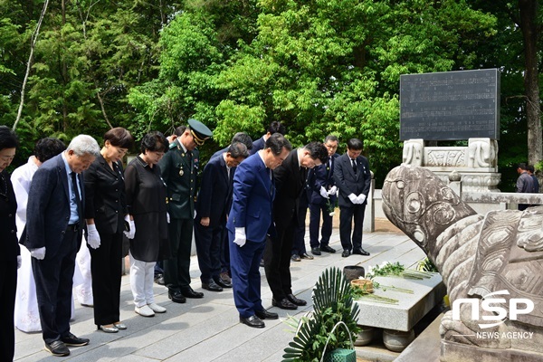 NSP통신-담양군이 지난해 개최한 현충일 추념행사. (담양군)