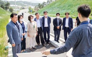 [NSP PHOTO]안산시의회 도시환경위, 행정사무감사 현장활동