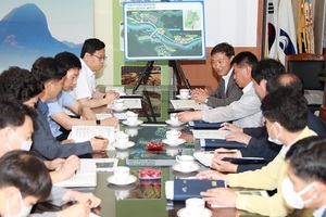 [NSP PHOTO]김용관 산림청 산림복지국장, 진안 방문..협력 다짐