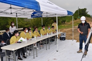 [NSP PHOTO]경산시의회 산업·건설위원회, 주요사업장 현장 감사 실시