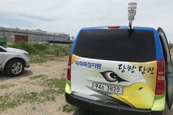 NSP통신-▲당진시가 차량용 무인악취 측정 포집기를 본격적으로 운영한다. (당진시)