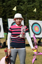 [NSP PHOTO]예천군청 양궁선수단 윤옥희 선수, 당당히 양궁 국가대표 최종 선발