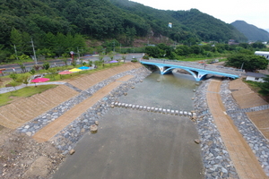 [NSP PHOTO]문경시, 진안리 초곡천 친수공간 조성사업 완공