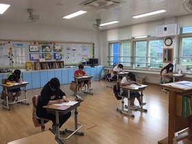 [NSP NEWS Image]청도 화양초, 꿈끼탐색주간 맞이 ‘진로 적성검사’ 실시