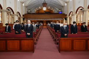 [NSP PHOTO]계명대, 6.25전쟁 70주년 추모기도회 가져