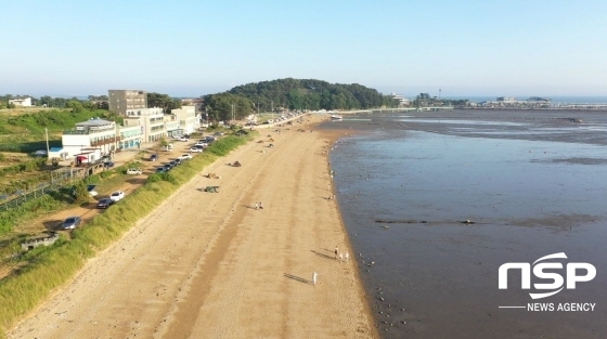 NSP통신-궁평리 해수욕장 해변 모습. (조현철 기자)