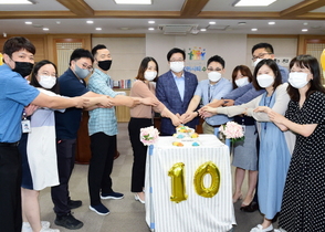 [NSP PHOTO]염태영 시장, 취임 10주년 함께 해주셔서 감사하다