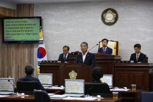 [NSP PHOTO]울릉군의회, 후반기 첫 임시회 개회