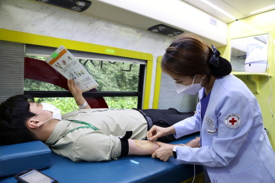 NSP통신-헌혈캠페인 (농심 제공)