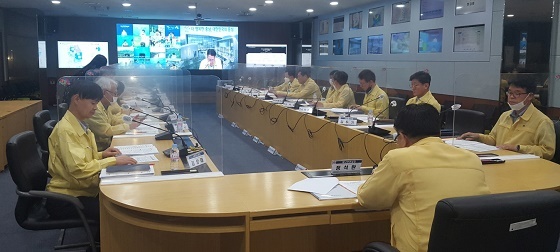 NSP통신-▲충남도가 충남 안전정책협의회를 영상회의로 개최했다. (충남도)