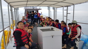 [NSP NEWS Image]울릉천부초 자유학구제 해양레저체험학습 실시