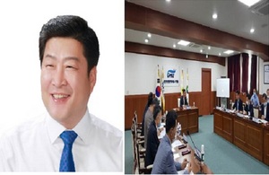 [NSP PHOTO]오하근 전남도의원, 광양경제청 조합회의 의장에 선출