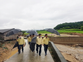 [NSP PHOTO]박근철 대표의원, 이천 산양저수지 철저·긴급한 피해복구 당부