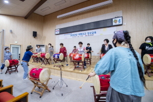 [NSP PHOTO]울릉군, 아랑 고고장구 교육 운영